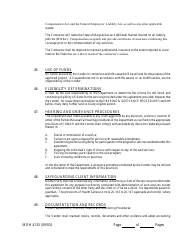 Form MDH4133 Human Service Funding Agreement - Maryland, Page 19