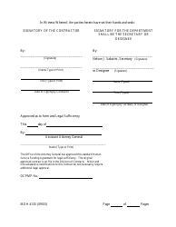 Form MDH4133 Human Service Funding Agreement - Maryland, Page 21