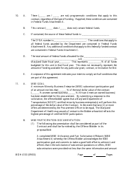 Form MDH4133 Human Service Funding Agreement - Maryland, Page 3