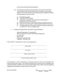 Form MDH4133 Human Service Funding Agreement - Maryland, Page 7