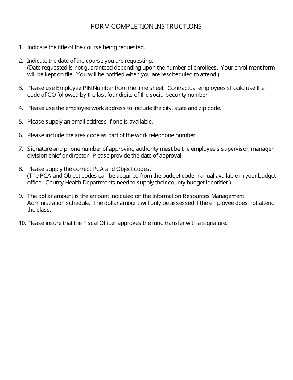 It Training Registration Form - Maryland, Page 2
