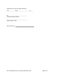 Standard Modification Form - Maryland, Page 3