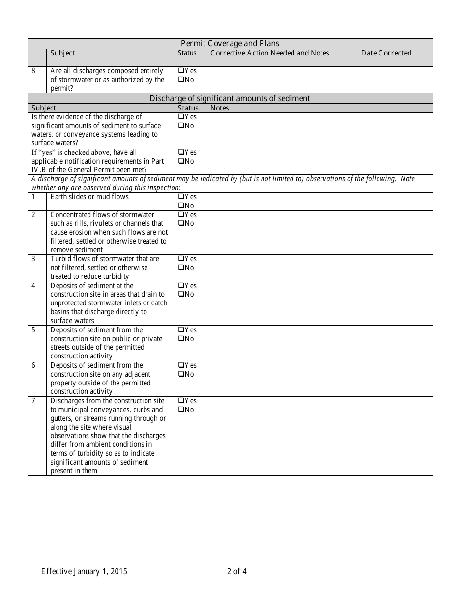 Maryland General Permit for Stormwater Associated With Construction ...