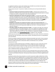 Guardian of the Property of a Disabled Person Checklist - Maryland (French), Page 3
