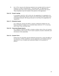 Application for the Registration of a Public Offering Statement for a Residential Condominium - Maryland, Page 11