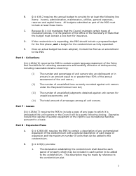 Application for the Registration of a Public Offering Statement for a Residential Condominium - Maryland, Page 8