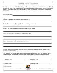 BIRTH CERTIFICATE CORRECTION FORM MARYLAND visual data 7