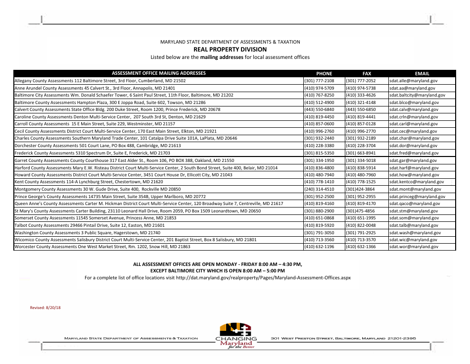 Maryland Address Change Request Form - Fill Out, Sign Online And ...