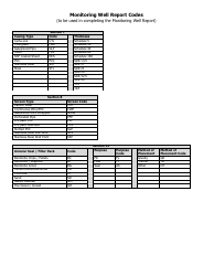 Monitoring Well Report Form - Massachusetts, Page 6