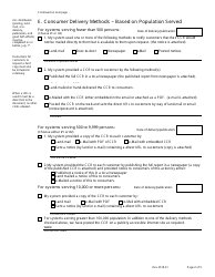 Consumer Confidence Report Certification Form - Massachusetts, Page 2