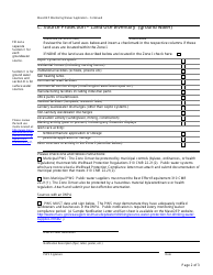 Monitoring Waiver Application Form - Massachusetts, Page 2