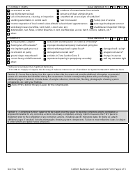 Form RTCR-1 Coliform Bacteria Level 1 Assessment - Massachusetts, Page 2