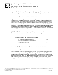 Instructions for Photo Processor Compliance Certification - Massachusetts, Page 3