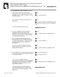 Photo Processor Compliance Certification Form - Massachusetts, Page 3
