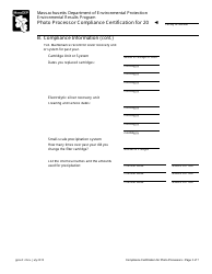 Photo Processor Compliance Certification Form - Massachusetts, Page 5
