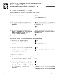 Printer Compliance Certification Form - Massachusetts, Page 5