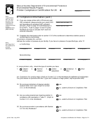 Printer Compliance Certification Form - Massachusetts, Page 6