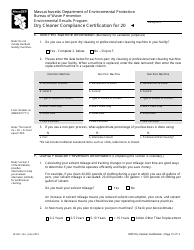 Dry Cleaner Compliance Certification Form - Massachusetts, Page 10