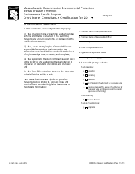 Dry Cleaner Compliance Certification Form - Massachusetts, Page 12