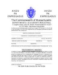 Document preview: Notice to Employees - Massachusetts (Cape Verdean)