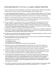 Form 122 Request for Section 37 or 37a Proceeding - Massachusetts, Page 2