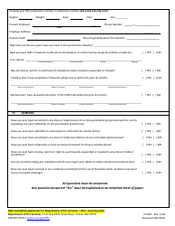 Form FP-007 Application for Fireworks Certificate of Competency - Massachusetts, Page 2