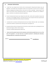 Form FP-058 Application for Explosives Certificate of Competency - Massachusetts, Page 3