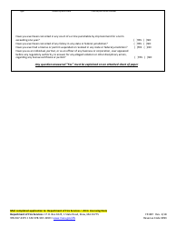 Form FP-087 Application for Renewal of Certificate of Competency for Servicing Portable Fire Extinguishers and/or Fixed Fire Extinguishing Systems - Massachusetts, Page 2