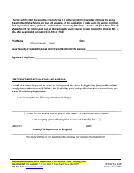 Form FP-293F Fixed Facility Application for Marine Fueling Permit - Massachusetts, Page 3