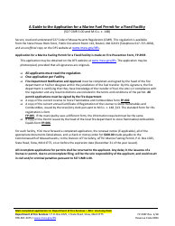 Form FP-293F Fixed Facility Application for Marine Fueling Permit - Massachusetts, Page 4
