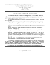 Request for Review of State Tax Refund Intercept - Massachusetts, Page 2