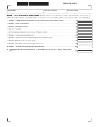 Form M-706 Massachusetts Estate Tax Return - Massachusetts, Page 4