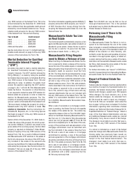 Form M-706 Massachusetts Estate Tax Return - Massachusetts, Page 8