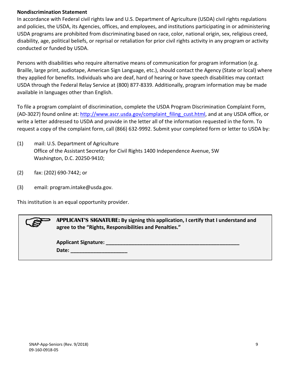 Application for Seniors - Massachusetts, Page 11