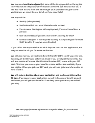 Application for Seniors - Massachusetts, Page 2
