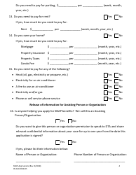 Application for Seniors - Massachusetts, Page 6