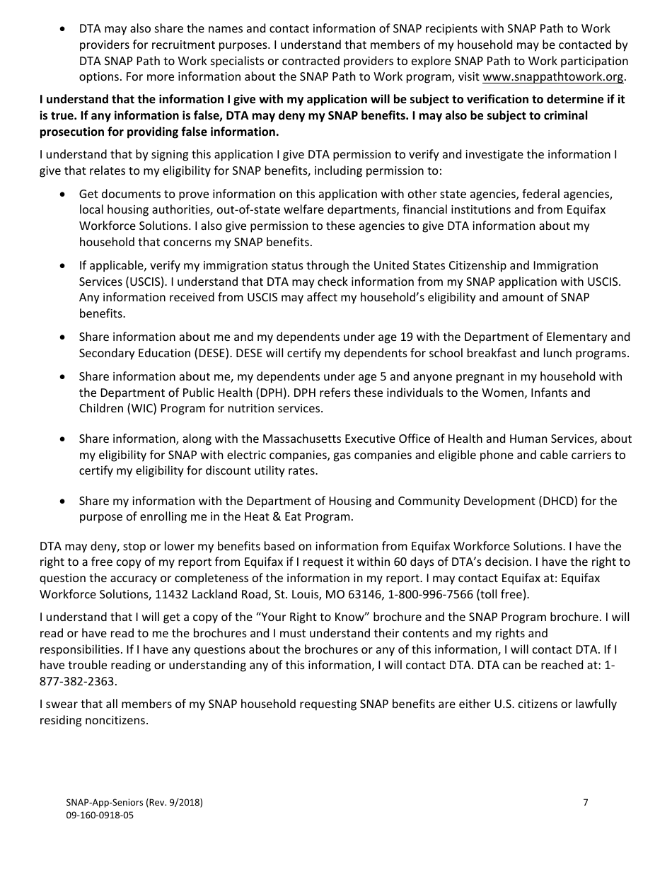 Application for Seniors - Massachusetts, Page 9