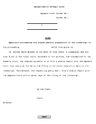 Motion for Additional or Corrected Transcript(S) in Criminal Cases - Massachusetts, Page 4