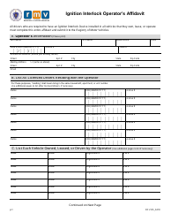 Document preview: Form DCU135 Ignition Interlock Operator's Affidavit - Massachusetts