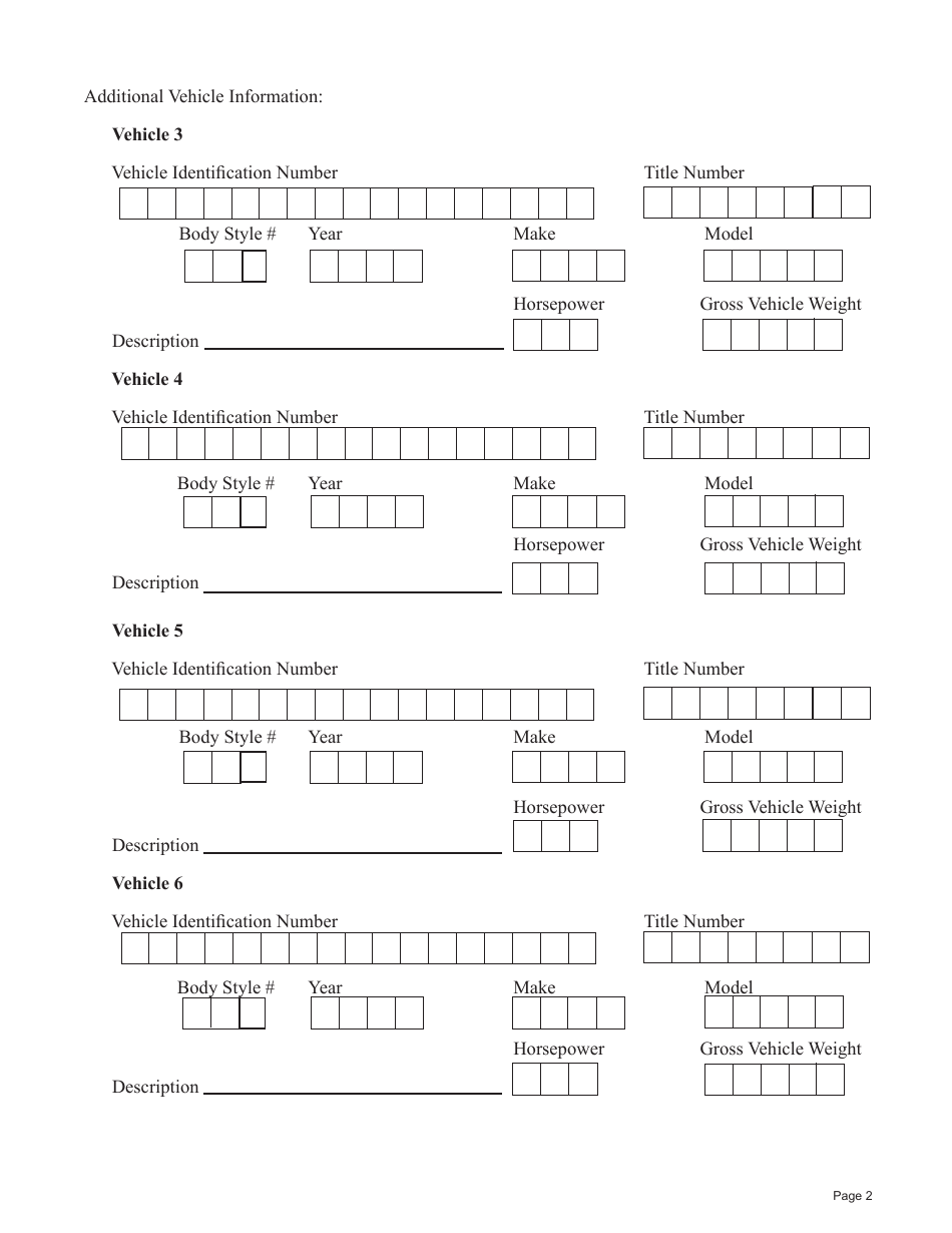 Form T20823 Application for Compliance Decals - Massachusetts, Page 2