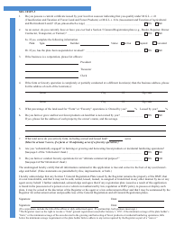Application for Farm Registration - Massachusetts, Page 6