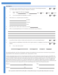 Application for Owner/Contractor Registration - Massachusetts, Page 4
