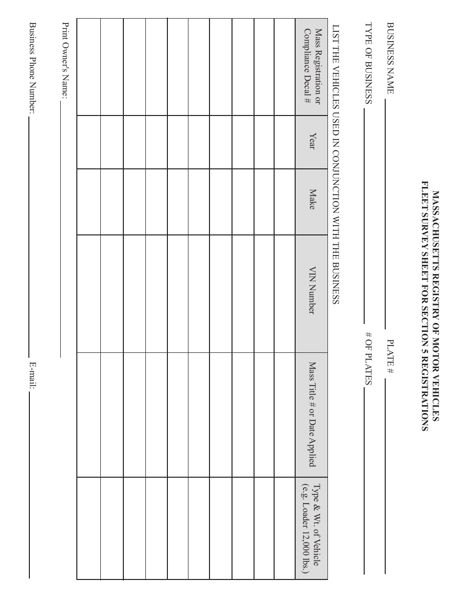 Application for Owner / Contractor Registration - Massachusetts, Page 6
