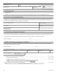 Form VSC101 Application for a School Pupil Transportation (7d) Certificate - Massachusetts, Page 2