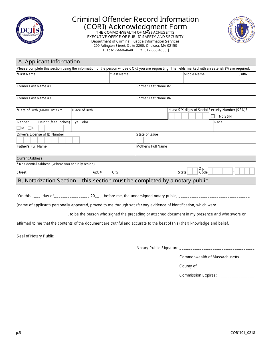 Form VSC107 Application for a School Bus Driver Certificate - Massachusetts, Page 5