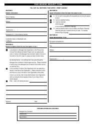 Form FHR/MCO-PCCBH-SCO Fair Hearing Request Form - Massachusetts, Page 2