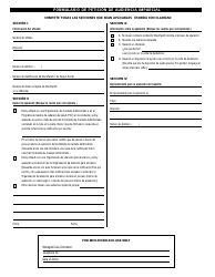 Formulario FHR/MCO-PCCBH-SCO (SP) Formulario De Peticion De Audiencia Imparcial - Massachusetts (Spanish), Page 2