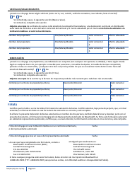 Formulario MH/AA (SP) Valoracion De Bienes Para Determinar Si Puede Afiliarse a Masshealth - Massachusetts (Spanish), Page 4