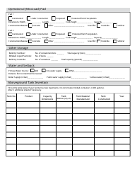 Form PI-192 Agrichemical Storage Facility Registration Application - Michigan, Page 2