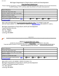 Document preview: Plan Review Submission Form - Michigan